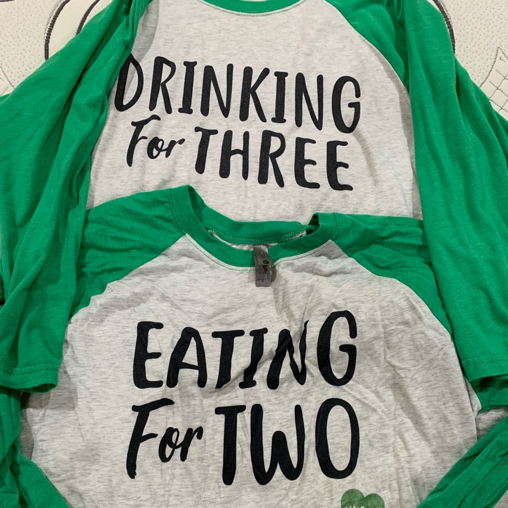 Fun pregnancy announcement shirts